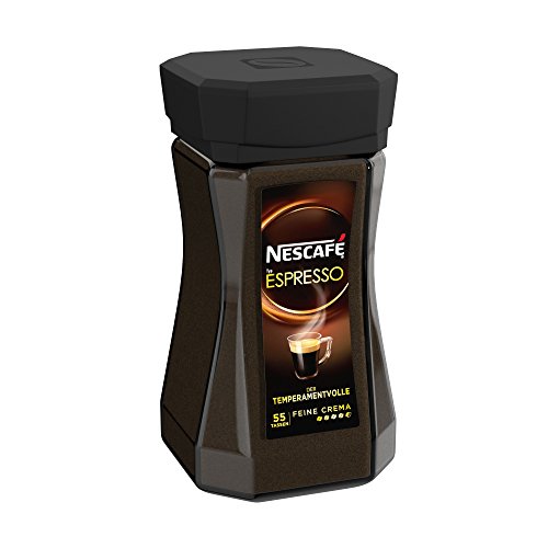 Nescafé Typ Espresso, Löslicher Kaffee, 100g Glas (6er