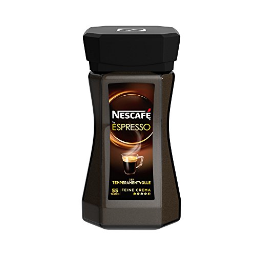 Nescafé Typ Espresso, Löslicher Kaffee, 100g Glas (6er