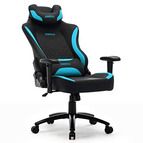 Amoiu Gamer Racing Stuhl, Ergonomischer Gaming Stuhl, Bürostuhl mit U