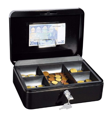 WEDO Geldkassette Aus Stahl - Sichere Aufbewahrung Für Bargeld Und Münzen
