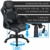 ArtLife Racing Schreibtischstuhl Montreal ergonomisch höhenverstellbar & gepolstert 120 kg belastbar Bürostuhl Drehstuhl PC Gaming Stuhl – schwarz - 3