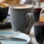 BITZ Kaffeetasse/Kaffeebecher, Tasse aus robustem Steinzeug, 30 cl, schwarz außen/grün innen - 2