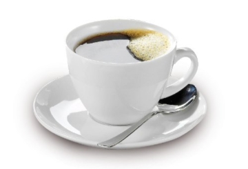 Esmeyer Kaffee-Tassen Bistro 0,20l mit Untertasse 12-teilig, Porzellan, Weiß, 31.5 x 18 x 12 cm - 1