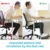 EUREKA ERGONOMIC Fußstütze Verstellbar Fußauflage mit Massagefläche Büro Schreibtisch Fußbank für Büro und Zuhause Schwarz und Grau - 3