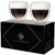 GLASWERK Design Cappuccino Tassen (2 x 230ml) - doppelwandige Kaffeegläser aus Borosilikatglas - spülmaschinenfeste Cappuccino Gläser - 1