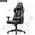 GTPLAYER Gaming Stuhl Bürostuhl Schreibtischstuhl Kunstleder Drehstuhl Chefsessel Höhenverstellbarer Gamer Stuhl Ergonomisches Design (Grau) - 7