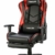 Hbada Gaming Stuhl Racing Stuhl Bürostuhl Chefsessel ergonomischer Drehstuhl Computerstuhl Kunstleder mit Fußstütze mit Kopfstütze und Ledenkissen Rot - 1