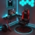 Hbada Gaming Stuhl Racing Stuhl Bürostuhl Chefsessel ergonomischer Drehstuhl Computerstuhl Kunstleder mit Fußstütze mit Kopfstütze und Ledenkissen Rot - 8