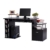 HOMCOM Computertisch Schreibtisch Bürotisch PC Tisch Arbeitstisch mit Schublade und Aktenhalterung 152 × 60 × 88 cm - 3