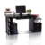 HOMCOM Computertisch Schreibtisch Bürotisch PC Tisch Arbeitstisch mit Schublade und Aktenhalterung 152 × 60 × 88 cm - 1