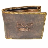 Hunters Leder Geldbeutel Wild Büffel Leder-Geldbörse Natural Hunter Leder Herren Portemonnaie Herren Geldbeutel - 1