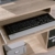 Inter Link Schreibtisch Computertisch Laptoptisch Arbeitstisch Büromöbel MDF Sonoma-Eiche Nachbildung BxHxT: 80 x 75 x 50 cm - 5