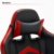 IntimaTe WM Heart Gaming Stuhl, Bürostuhl mit verstellbarem Kopfkissen und Lendenkissen, Ergonomischer Schreibtischstuhl, Racingstuhl Mir hoher Rückenlehne (Rot) - 9