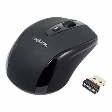 LogiLink ID0031 Wireless optische Mini Maus schwarz - 1