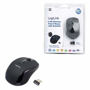 LogiLink ID0031 Wireless optische Mini Maus schwarz - 2