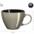 MÄSER 931518 Serie Scuro Cappuccino-Tassen-Set aus Keramik für 6 Personen, Milchkaffeetassen, Jumbo Kaffeetassen, 450 ml, Grau Steinzeug - 2