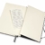Moleskine - Klassisches Notizbuch mit Punktraster und Zusatzseiten - Hardcover mit elastischem Verschlussband - Farbe Schwarz - Größe A5 13 x 21 - 400 Seiten - 5