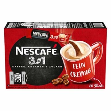 NESCAFÉ 3-in-1 Sticks, löslicher Bohnenkaffee, mit Creamer & Zucker, Instant-Kaffee aus erlesenen Kaffeebohnen, koffeinhaltig, 8er Pack (8 x 165g) - 4