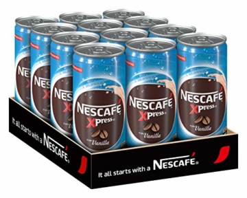 NESCAFÉ Xpress Vanilla, ready to drink Eiskaffee, 12er Pack (12 x 250ml) - 1