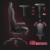 Play Haha Ergonomischer Gaming-Stuhl Racing-Stil Bürostuhl mit großer hoher Rückenlehne und gepolsterter Armlehne 666 rot - 7