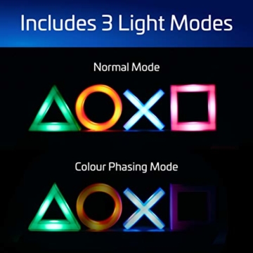Playstation Z890845 PP4140PS Tasten Symbol Lampe mit Farbwechsel Funktion, Mehrfarbig - 2