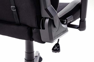 Robas Lund OH/FD01/NG DX Racer 5 Gaming Stuhl/ Büro-/ Schreibtischstuhl, mit Wippfunktion Gamer Stuhl Höhenverstellbarer Drehstuhl PC Stuhl Ergonomischer Chefsessel, schwarz-grau - 11