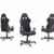 Robas Lund OH/FD01/NG DX Racer 5 Gaming Stuhl/ Büro-/ Schreibtischstuhl, mit Wippfunktion Gamer Stuhl Höhenverstellbarer Drehstuhl PC Stuhl Ergonomischer Chefsessel, schwarz-grau - 7