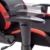 Robas Lund OH/FD01/NR DX Racer 1 Gaming-/ Büro-/ Schreibtischstuhl, mit Wippfunktion Gaming Stuhl Höhenverstellbarer Drehstuhl PC Stuhl Ergonomischer Chefsessel, schwarz-rot - 7