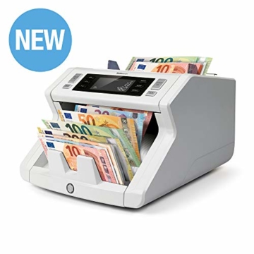 Safescan 2265 - Banknotenzähler für unsortierte Banknoten mit 5-facher Falschgelderkennung. - 1
