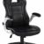 SONGMICS Gamingstuhl, Racing Chair, Schreibtischstuhl mit hoher Rückenlehne, Bürostuhl, höhenverstellbar, hochklappbare Armlehnen, Wippfunktion, für Gamer, schwarz OBG28B - 3