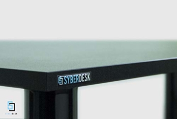SyberDesk Gaming Desk mit LED für Gamer - 5