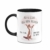Tassenbrennerei Eichhörnchen Tasse mit Spruch Bitte Herr! Lass Hirn Regnen oder Steine - Kaffeetasse lustig - Dumme Menschen - Spülmaschinenfest (Schwarz) - 3