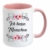 TassenTicker - ''Ich Hasse Menschen'' - beidseitig Bedruckt - Tasse - Kaffeetasse - Kaffeebecher - lustig - Geschenk - Arbeit (Rosa) - 2