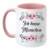 TassenTicker - ''Ich Hasse Menschen'' - beidseitig Bedruckt - Tasse - Kaffeetasse - Kaffeebecher - lustig - Geschenk - Arbeit (Rosa) - 1