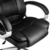 TecTake 403238 Chefsessel mit doppelter Polsterung, ergonomischer Bürostuhl mit Armlehnen, höhenverstellbar, stufenlose Wippmechanik, Lederoptik, schwarz - 4