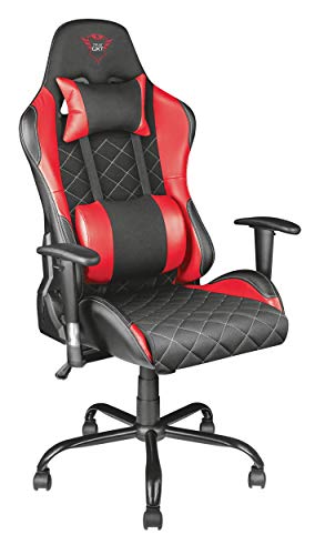 Trust GXT 707R Resto Gaming-Stuhl (Ergonomisch mit Höhenverstellbare Armlehnen) Rot - 1