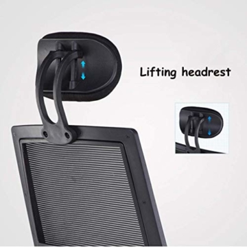 Afanyu Afanyu Personal Stuhl mit Kopfstütze, Mesh Home Office Stuhl