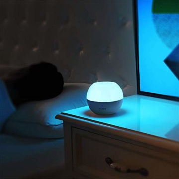 AUKEY Nachttischlampe, Wiederaufladbares Nachtlicht mit RGB-Farbwechsel & Dimmbares schlummerlicht, IP65 Wasserdicht & Sturzfest, Touch-Bedienung Tischlampe zum Lesen, Schlafen und Entspannen - 6