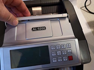 Banknotenzähler Geldzählmaschine Geldscheinzähler Wertzähler Geldzähler Geldscheinprüfer erkennt alle neue 100 und 200 EUR - 3