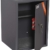 Brihard Business XL Tresor Safe mit Schlüssel-Schloss, 50x35x36cm (HxWxD), Titan Grau - 7