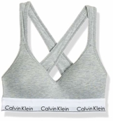 Calvin Klein Damen Bustier Bralette Lift BH, Grau (Grey Heather 020), M - 1