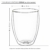 Creano doppelwandiges XXL Thermoglas 400ml, Extra großes hitzebeständiges Kaffeeglas/Teeglas/Latte Macchiato aus Borosilikatglas, 2er Set - 8