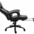 Delman XXL Gaming Stuhl Racing Stuhl Schreibtischstuhl Gaming Chair Drehstuhl Höhenverstellbar mit Fußstütze Fußablage mit Armlehnen Chefsessel Große Sitzfläche Dicke Polsterung 11 cm RS0019GY - 7