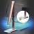 Eaxus® LED Schreibtischlampe mit RGB-Farbwechsel - Dimmbar mit Touch-Funktion, Kalender & Temperaturanzeige - 1