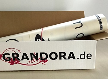 Grandora W1124, Wandtattoo, Motiv mit Schriftzug in deutscher Sprache, schwarz - 8
