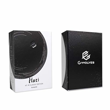 Gwolves Hati 2020 Edition Ultra leichtes Wabendesign Wired Gaming Maus 3360 Sensor – PTFE Skates – 6 Tasten – nur 61 G (weiß) - 6