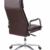 hjh OFFICE 600924 Chefsessel Bürostuhl VILLA 20 Nappaleder Braun Büro-Sessel mit hoher Rückenlehne - 8