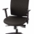 hjh OFFICE 608500 Profi Bürodrehstuhl PRO-TEC 300 Stoff Schwarz Bürosessel ergonomisch, hohe Rückenlehne, Armlehne verstellbar - 7