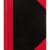 Idena 10148 - Kladde DIN A6, FSC-Mix, 96 Blatt, 70 g/m², kariert, Cover rot-schwarz, 1 Stück - 3
