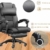 JL Comfurni Chefsessel Bürostuhl Ergonomischer Schreibtischstuhl 360°drehbar Computerstuhl höhenverstellbar Drehstuhl mit Fußstütze aus Kunstleder schwarz - 2